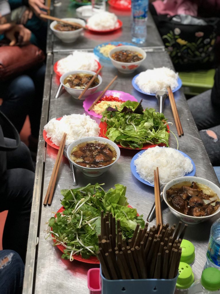 Bun Cha, an Hanoian lunch noodle dish