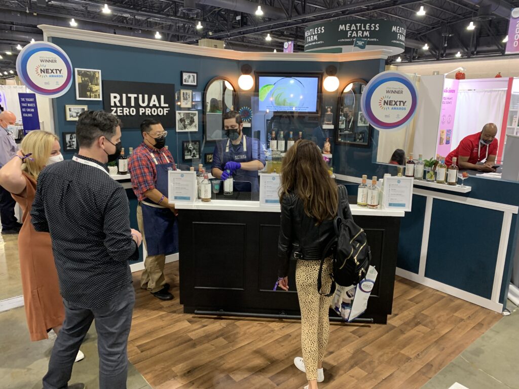 Ritual non-alcoholic beverage booth