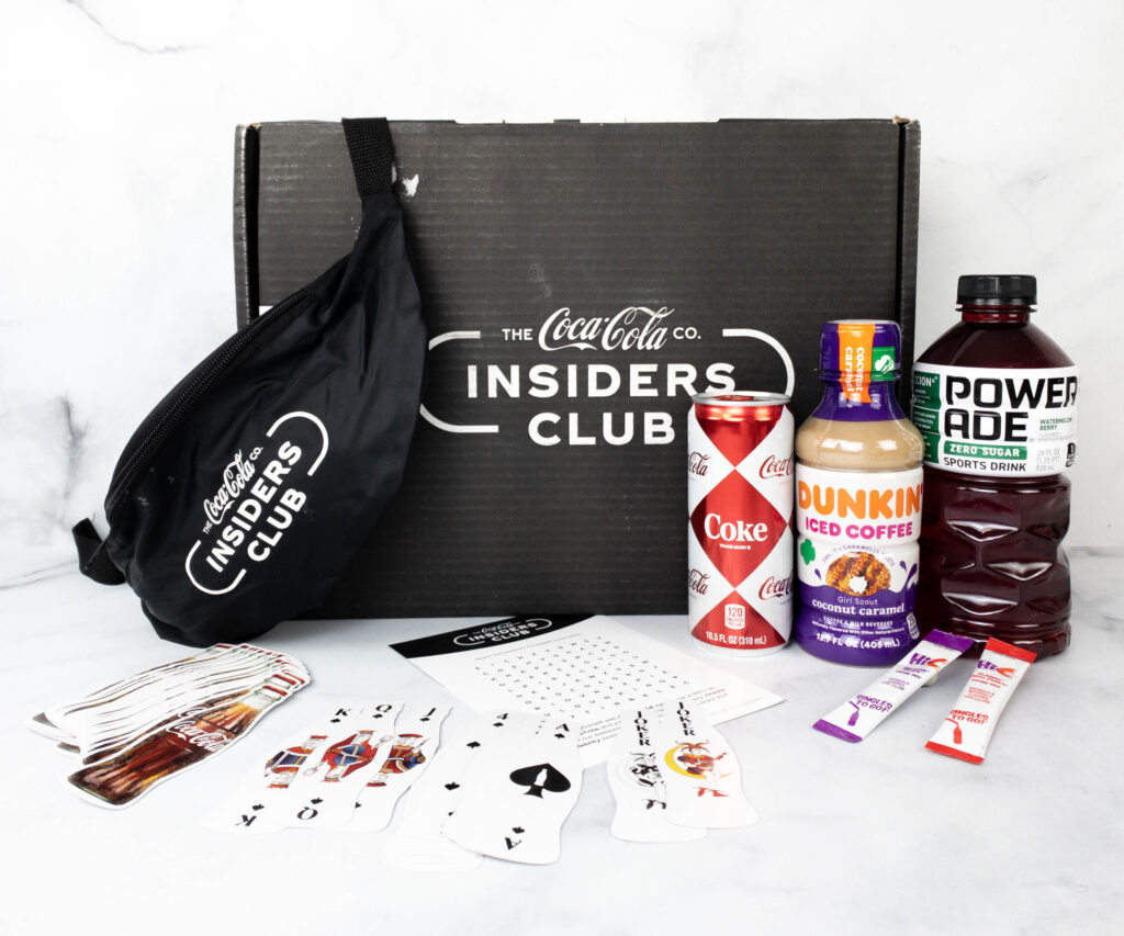 Coca-Cola Insiders Club products and swag