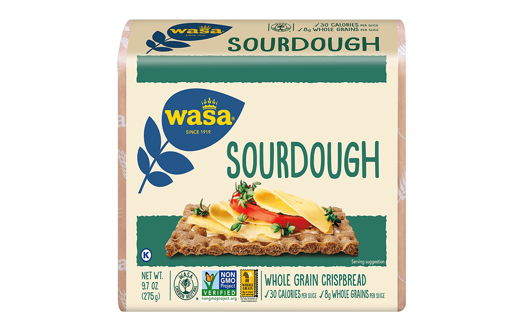 A example of the updated packaging for Wasa Crackers