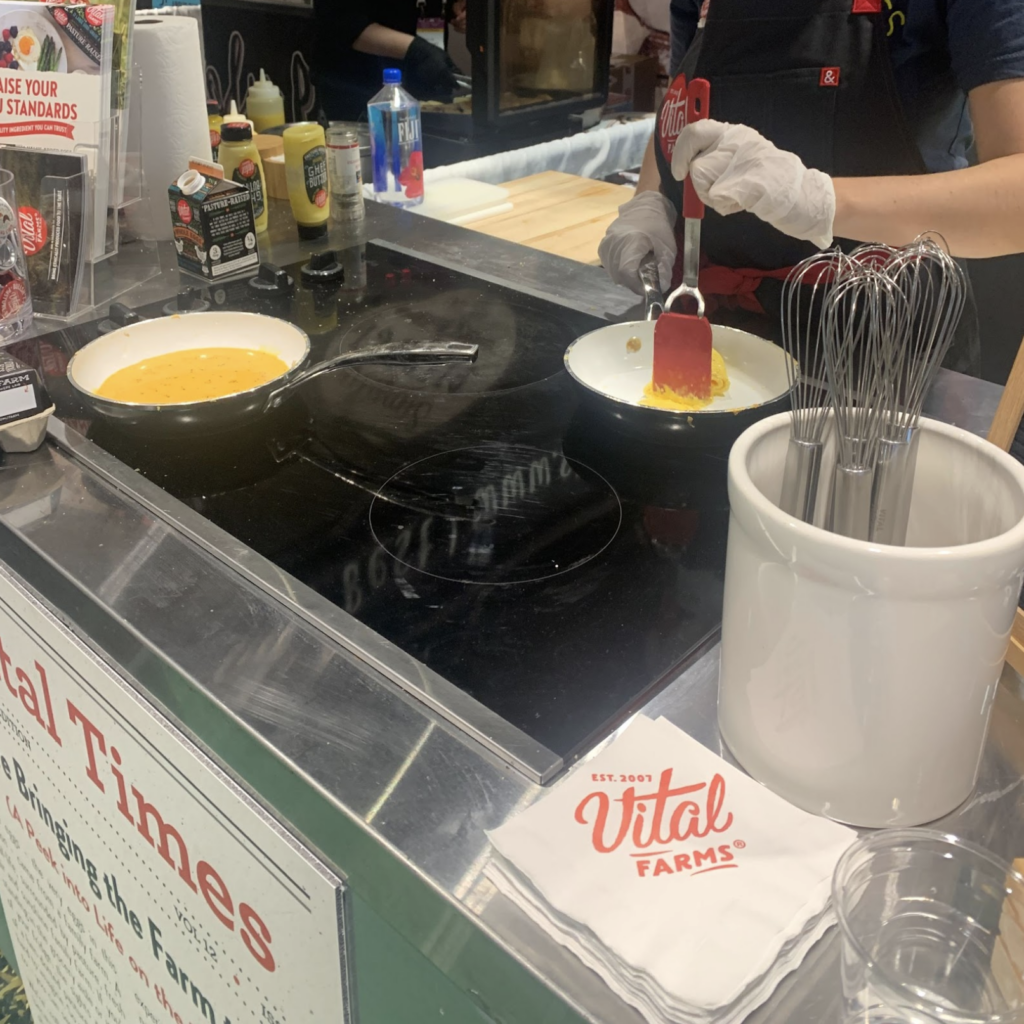 Cooking demo with Vital Farms at the National Restaurant Association Show