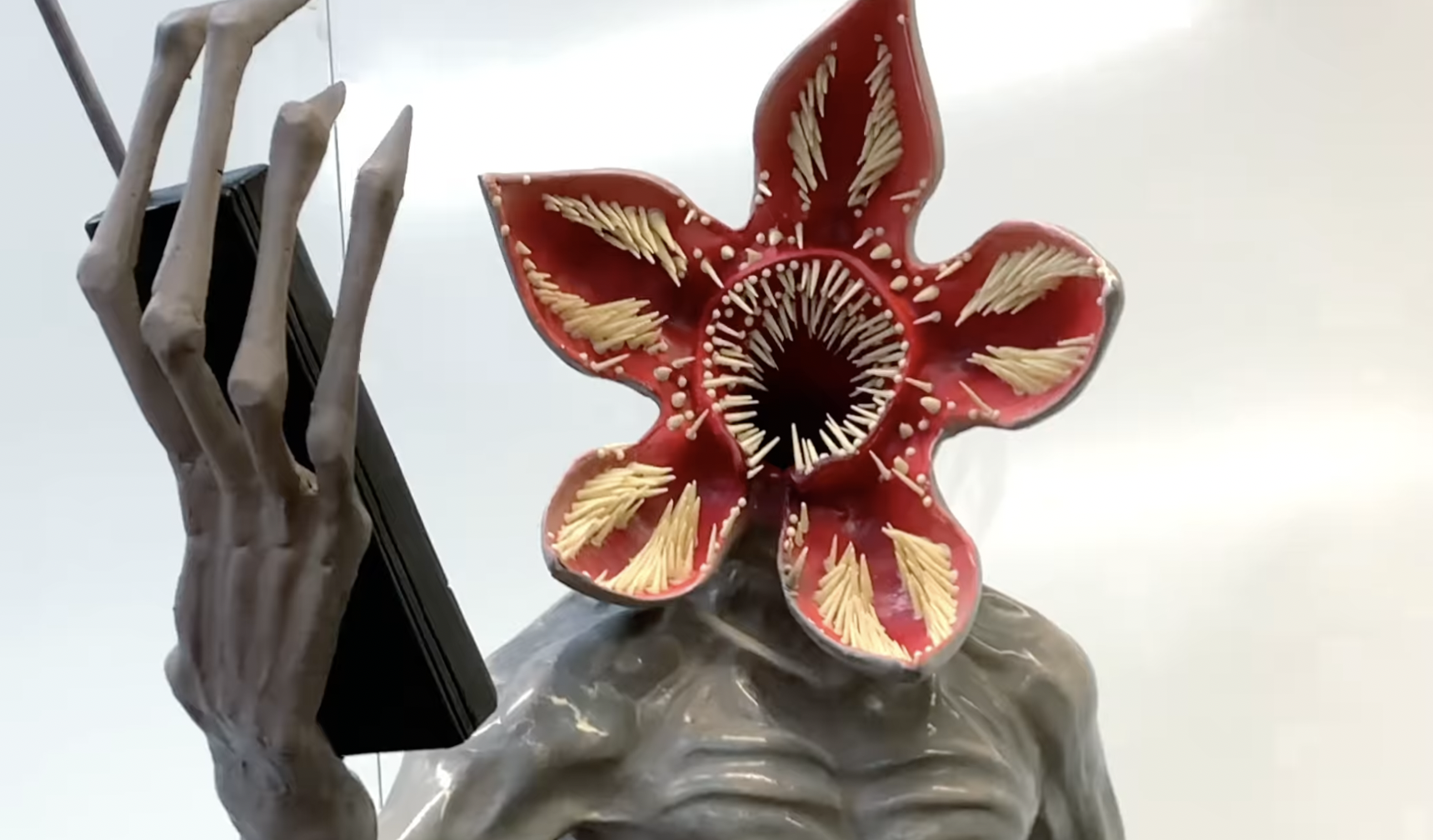 Demogorgon sculpted from chocolate