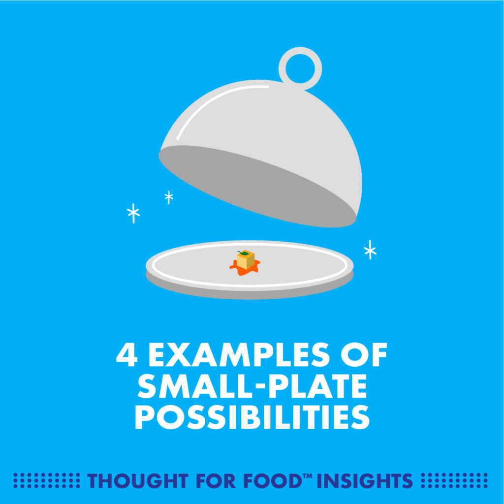 4 examples of small-plate possibilities